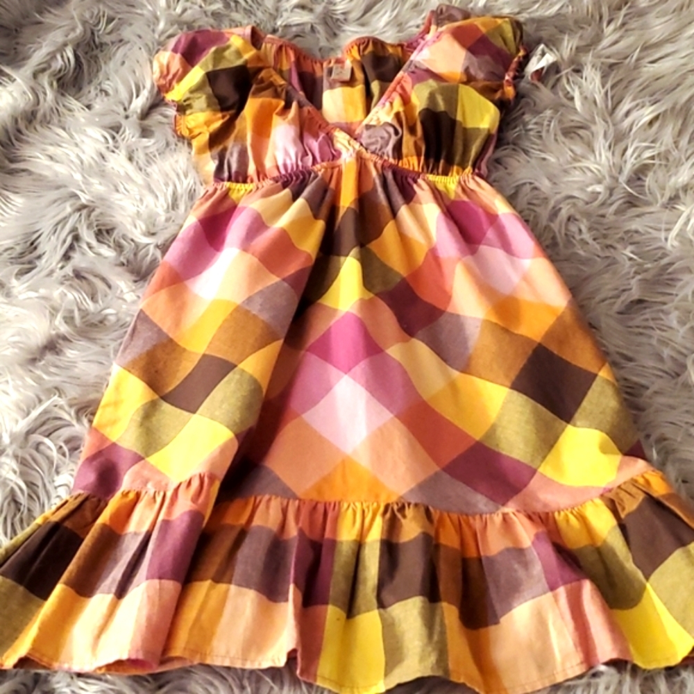 NWT Y2K  Checked Dress.